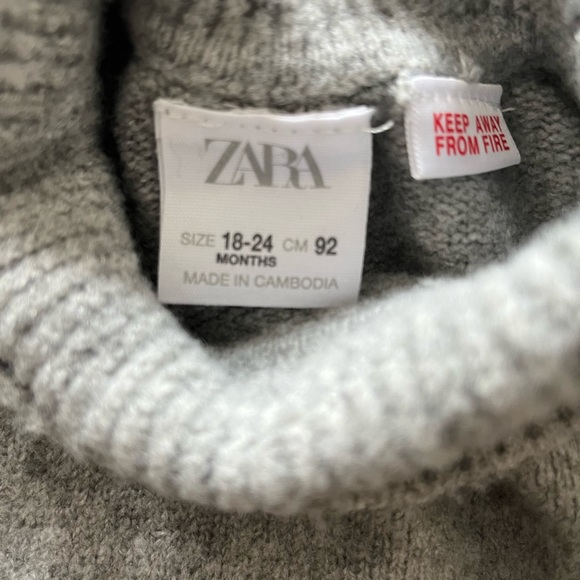 BRAND NEW Zara Baby Sweater - Size 18-24mo - Picture 2 of 2